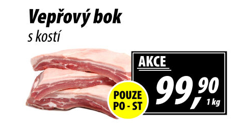 Vepřový bok s kostí