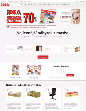 akční leták IDEA nábytek 12.12.2023-18.12.2023