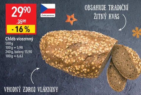 Chléb vícezrnný
