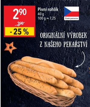 Pivní rohlík