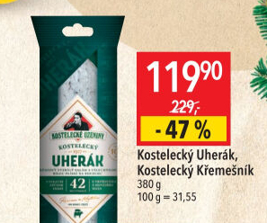 Salám Uherák kostelecký Kostelecké uzeniny