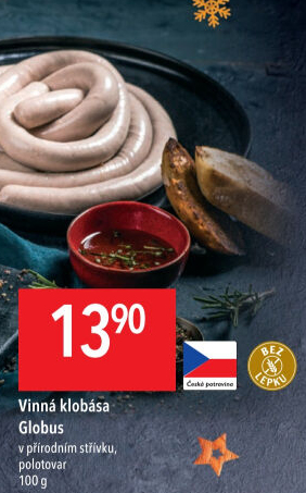 Vinná klobása Globus