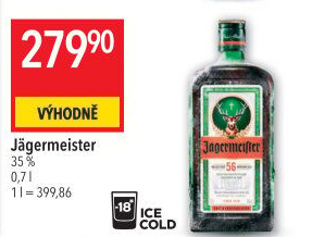 Bylinný likér Jägermeister