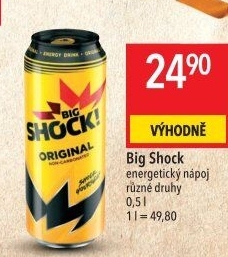 Energetický nápoj Big Shock