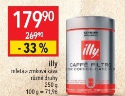Mletá káva Espresso Illy