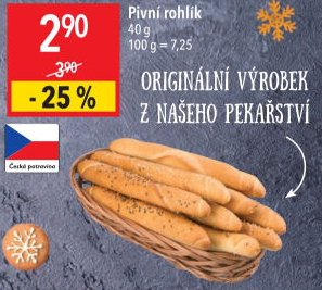 Pivní rohlík