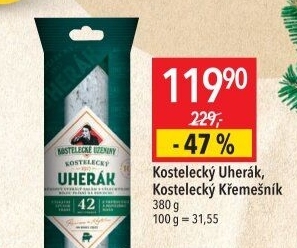 Salám Uherák kostelecký Kostelecké uzeniny