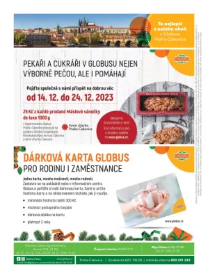 akční leták Globus 13.12.2023-24.12.2023