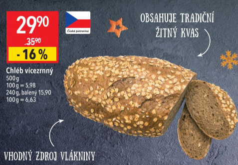 Chléb vícezrnný