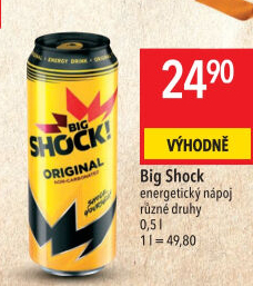 Energetický nápoj Big Shock