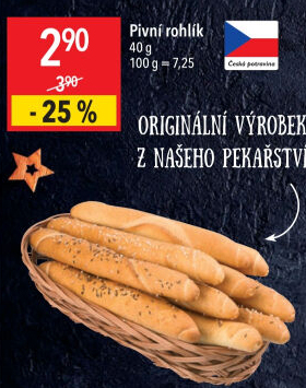Pivní rohlík