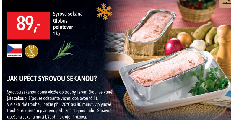 Sekaná syrová Globus