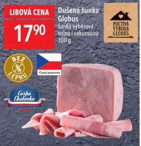 Šunka dušená výběrová Globus