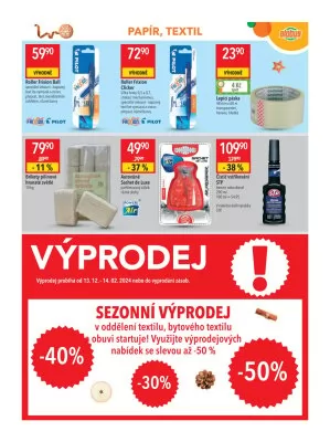 akční leták Globus 13.12.2023-24.12.2023