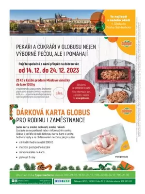 akční leták Globus 13.12.2023-24.12.2023