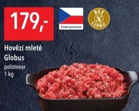 Hovězí mleté maso Globus