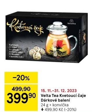 Čaje kvetoucí Velta Tea - dárková sada