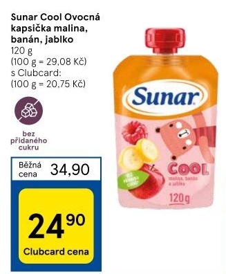 Kapsička do ručičky Ovocné pyré Cool Sunar