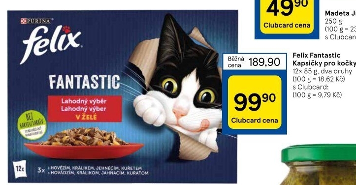 Kapsičky pro kočky Fantastic Felix Purina