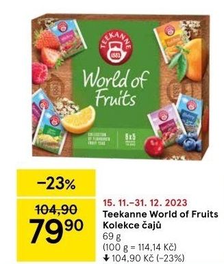 Kolekce ovocných čajů World of Fruits Teekanne