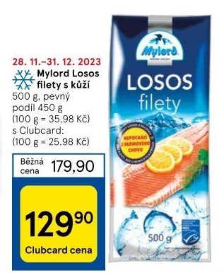 Losos filety mražený Mylord