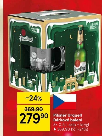 Pivo Pilsner Urquell - dárkové balení