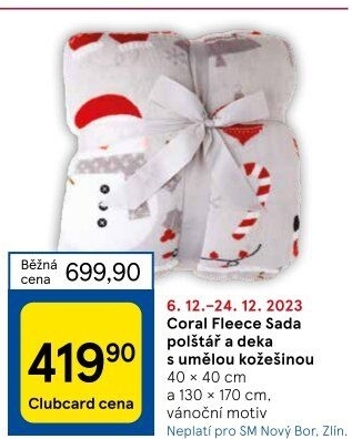 Souprava deka s polštářem