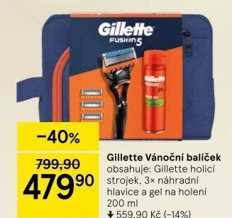 Taška dárková pánská Gillette