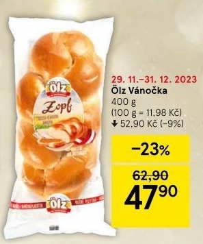 Vánočka Ölz