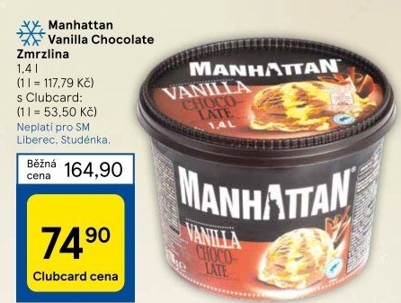Zmrzlina v kelímku Manhattan Nestlé