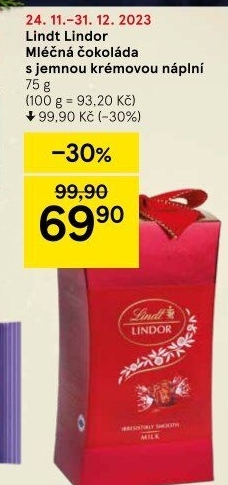 Bonboniéra Pralinky Lindor Lindt