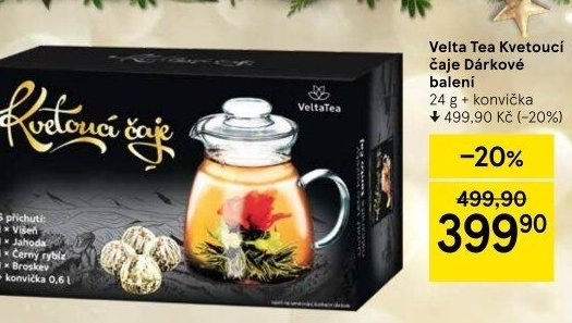 Čaje kvetoucí Velta Tea - dárková sada