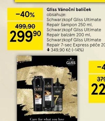 Dárková kazeta Gliss Schwarzkopf