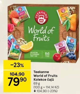 Kolekce ovocných čajů World of Fruits Teekanne