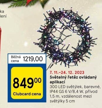 LED světelný řetěz
