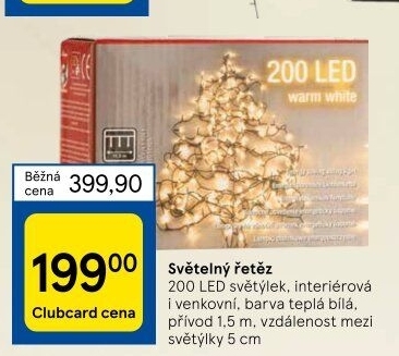 LED světelný řetěz