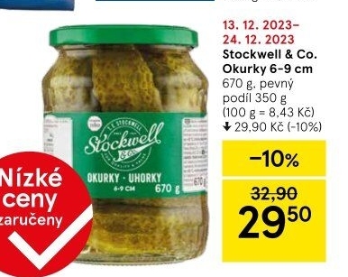 Okurky Stockwell &amp