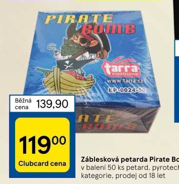 Petarda Pirate Bomb Tarra Pyrotechnik