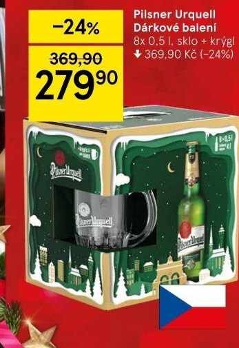 Pivo Pilsner Urquell - dárkové balení