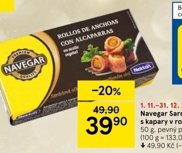 Sardel očka Navegar Nekton