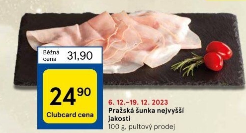 Šunka pražská nejvyšší jakosti