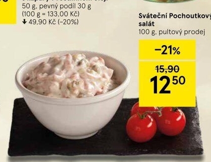 Sváteční pochoutkový salát
