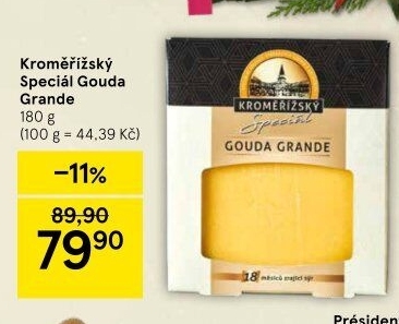 Sýr Gouda Grande Kroměřížský speciál