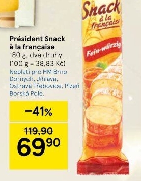 Sýr Snack Président
