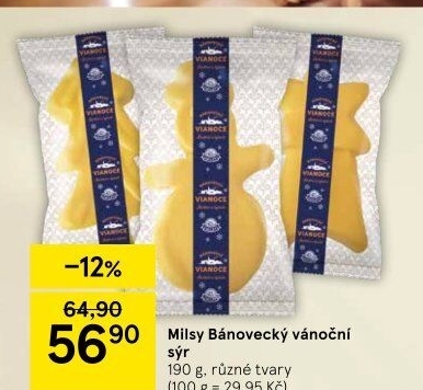 Sýr vánoční bánovecký Milsy