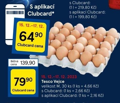 Vejce M Tesco