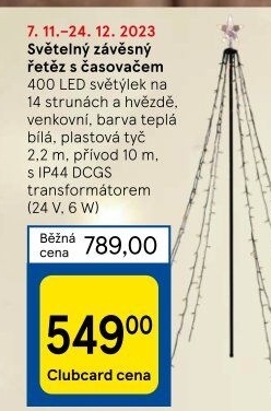 Závěsný LED řetěz