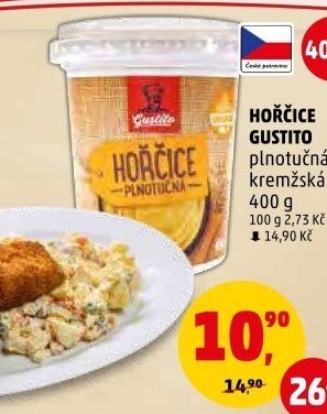 Hořčice plnotučná Gustito