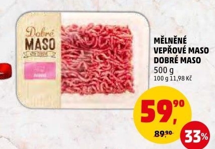 Maso mleté vepřové Dobré maso