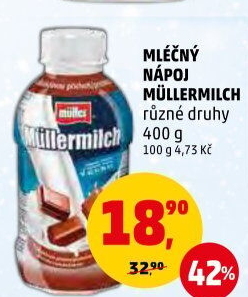 Nápoj mléčný Müllermilch Müller
